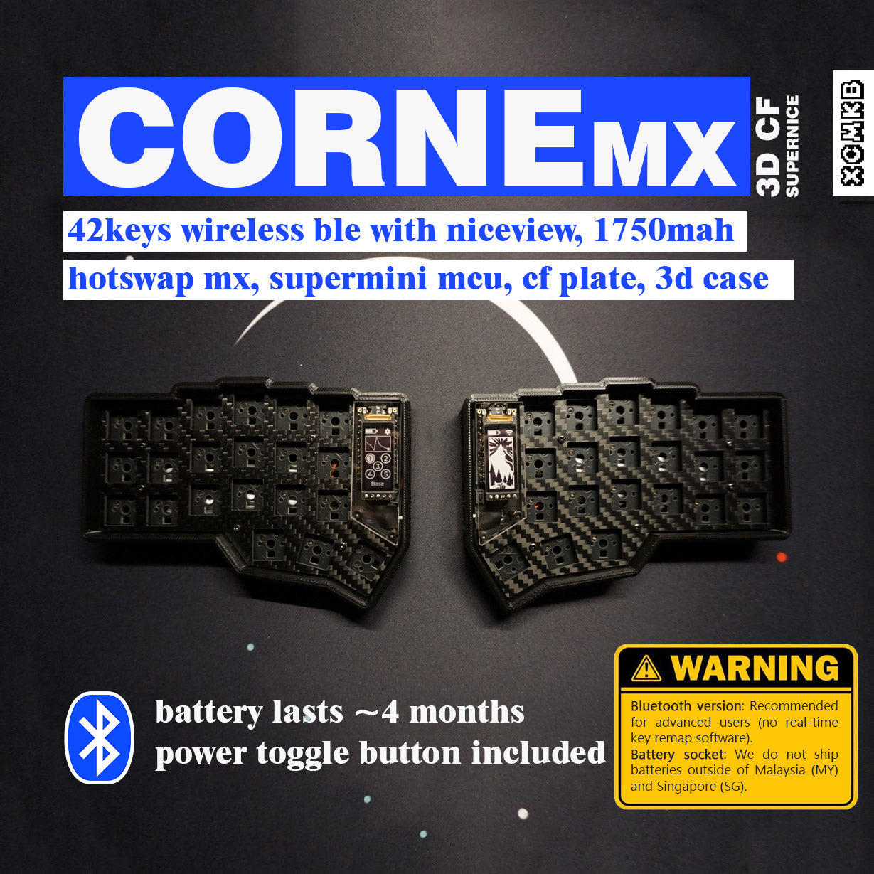 Wireless Corne MX 42 / 36 keys