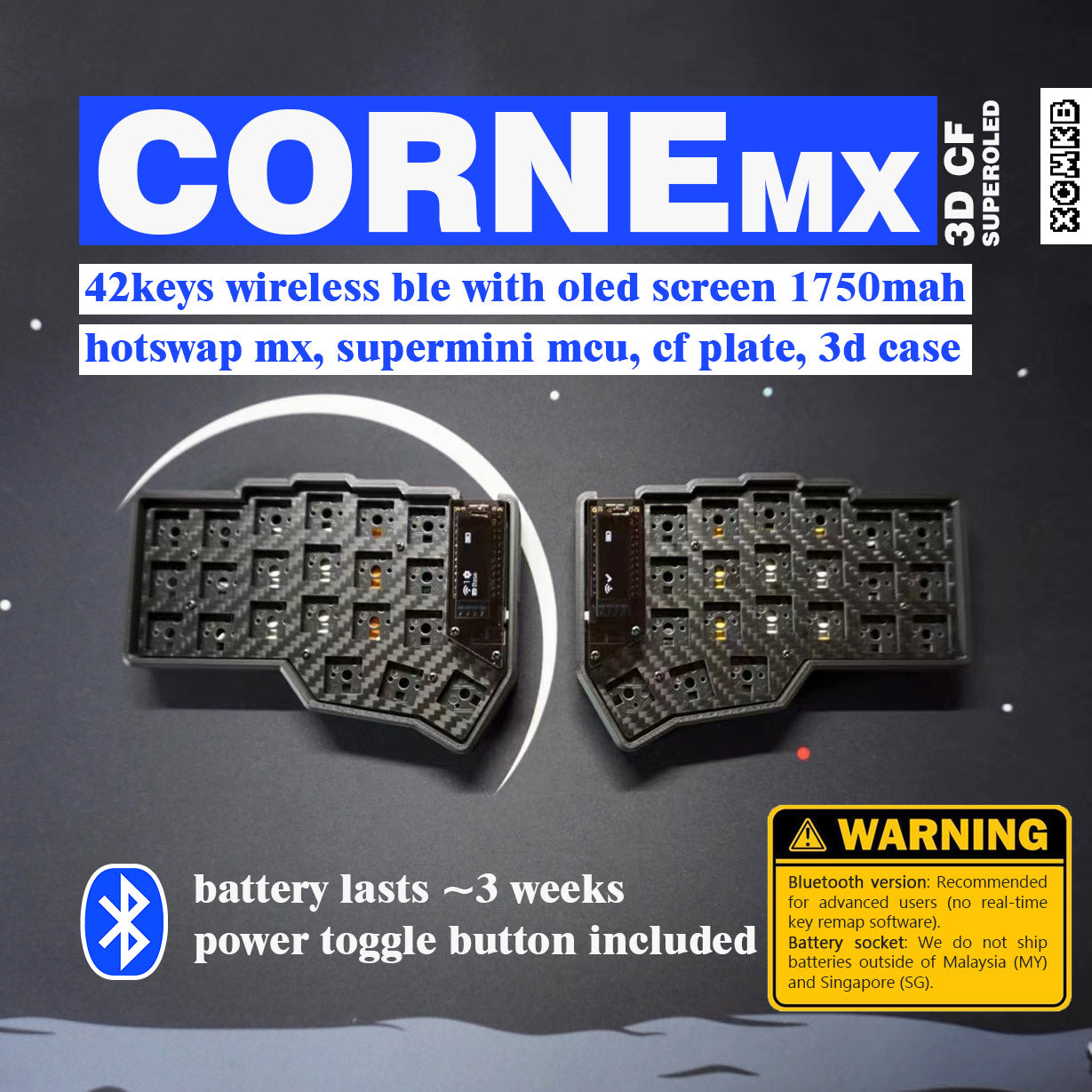 Wireless Corne MX 42 / 36 keys