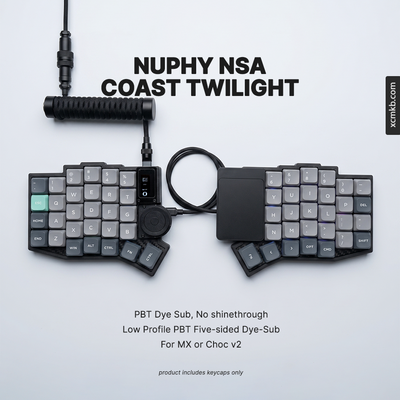 Nuphy NSA Coast Twilight NO SHINETHROUGH