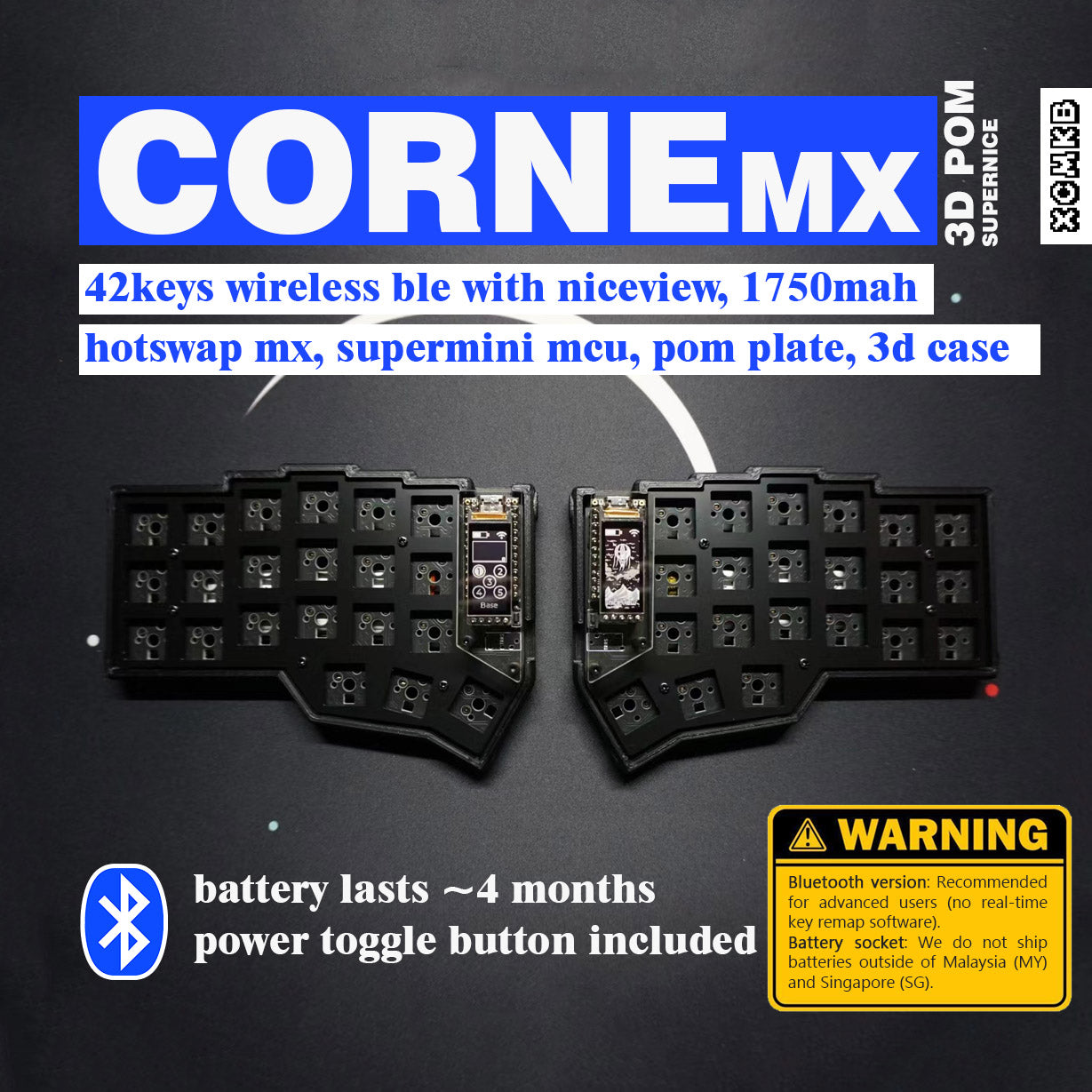 Wireless Corne MX 42 / 36 keys