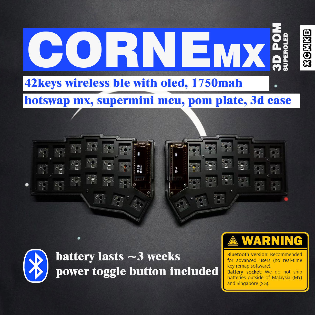 Wireless Corne MX 42 / 36 keys